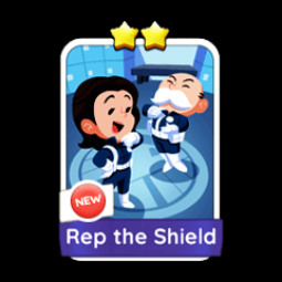 ✫Monopoly Go Stickers✫ Rep the Shield(2 Star) 0